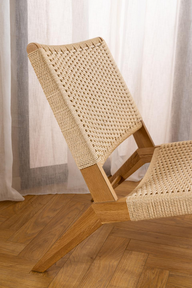 Fauteuil 'Valdemossa' - Naturel