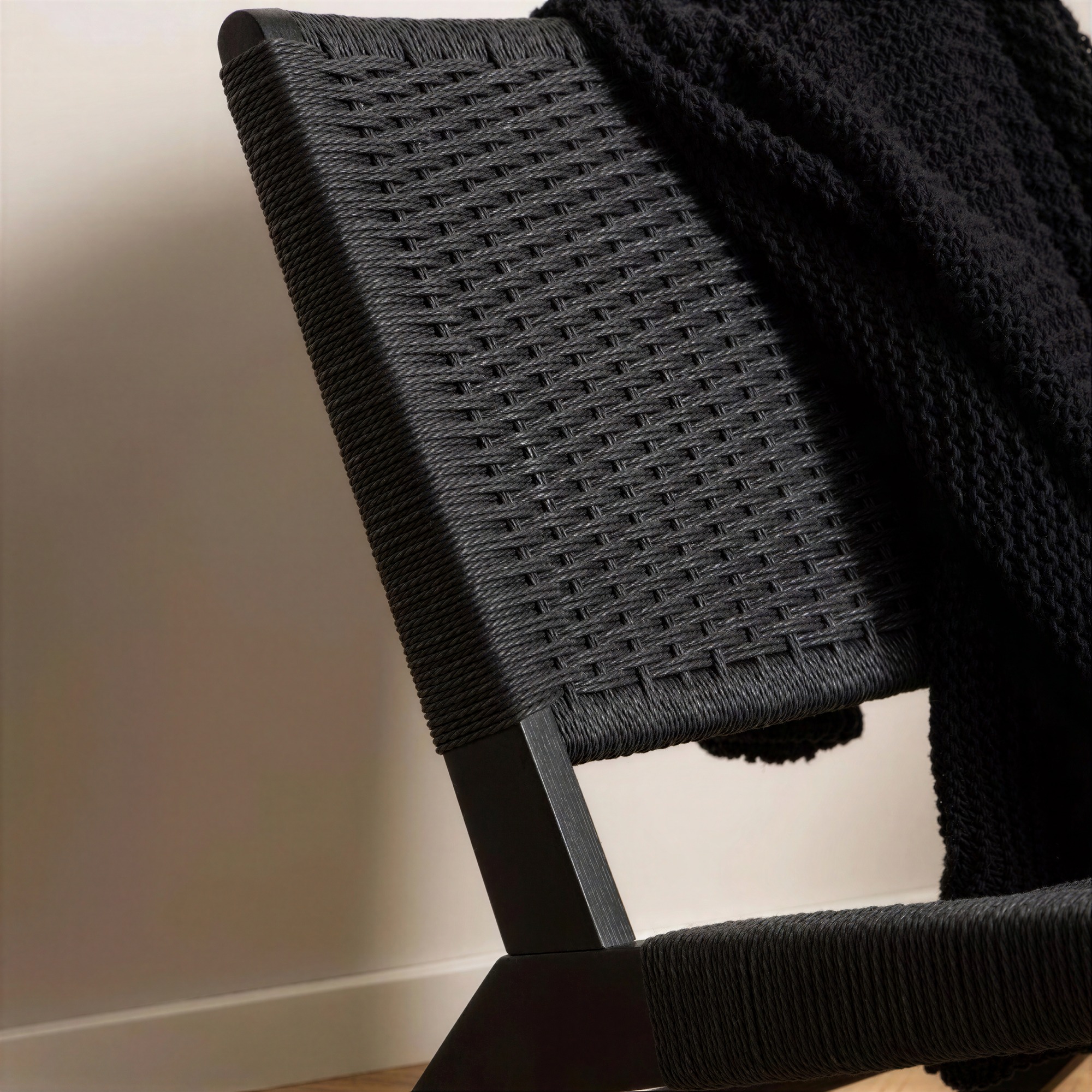 Fauteuil 'Valdemossa' - Noir