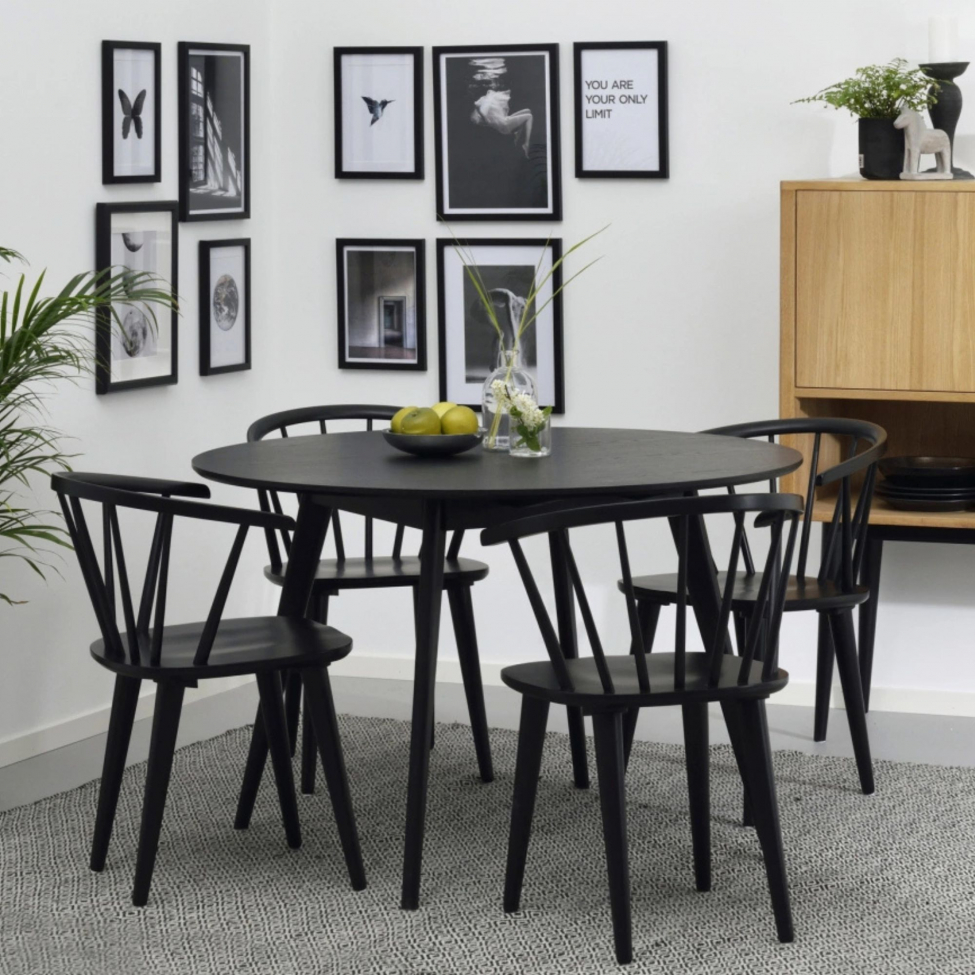 Chaise 'Carmen' - Noir