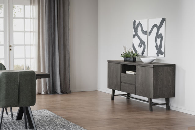 Buffet 'Brooklyn' 160x45cm - Brun foncé