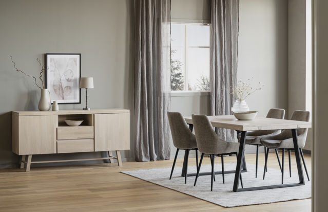 Buffet 'Brooklyn' 160x45cm - Blanchi