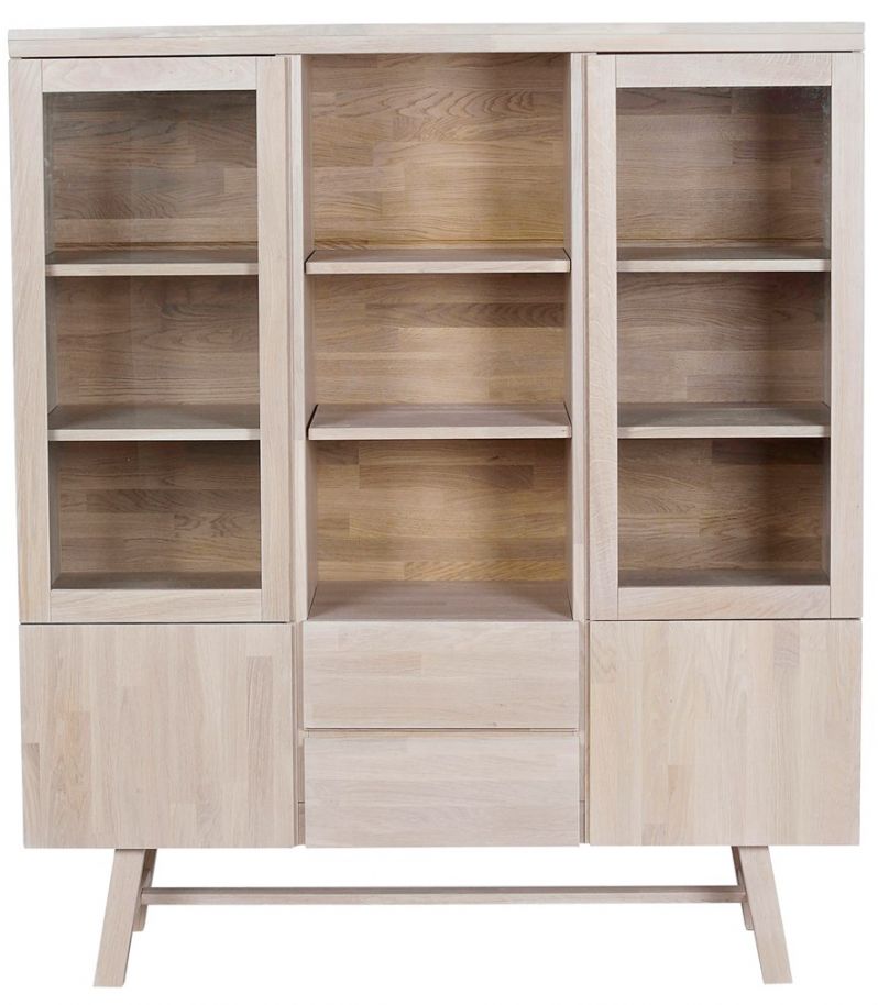 Armoire 'Brooklyn' - Blanchi/Chêne