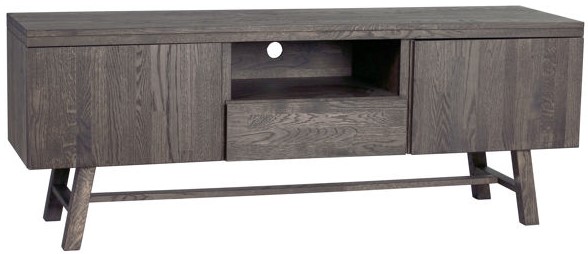 Meuble TV 'Brooklyn' - Brun foncé