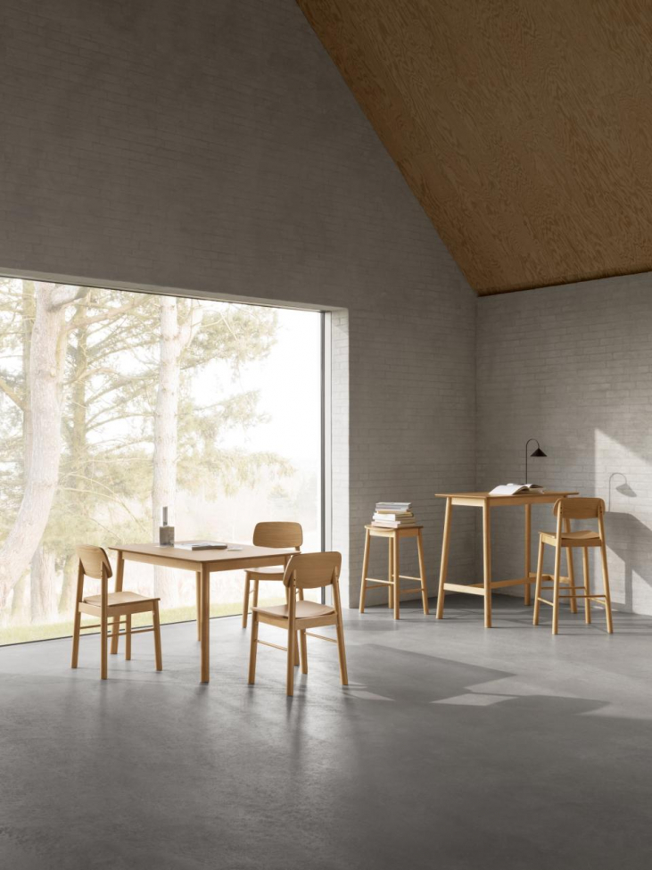 Table 'Barlow' 120x60cm - Naturel