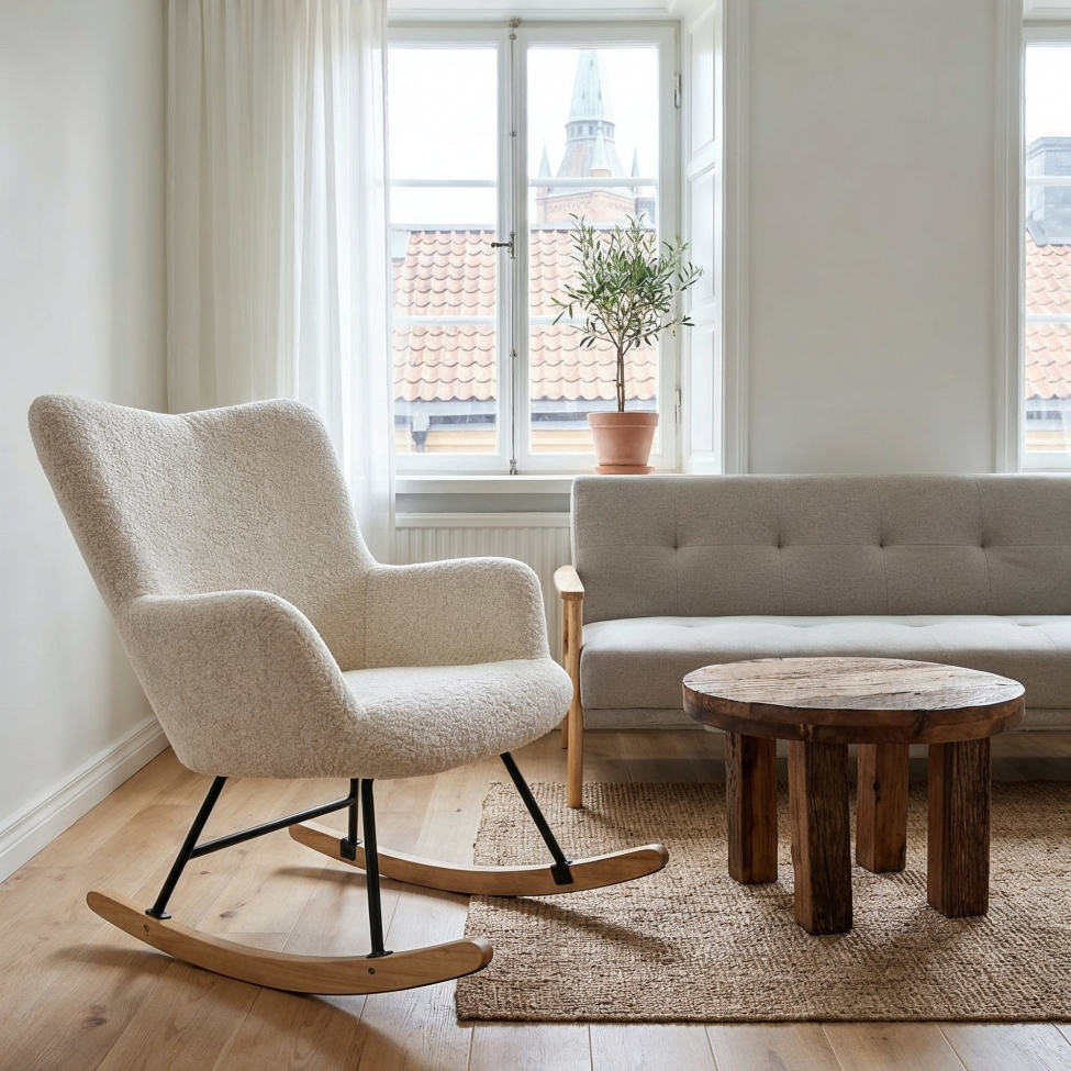 Table basse 'Birka' 58 x 58 cm - Vintage