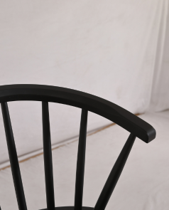 Tabouret de bar 'Astrid' - Noir
