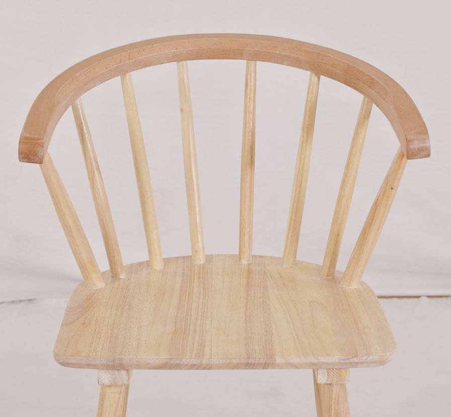 Tabouret de bar 'Astrid' - Pigmenté blanc