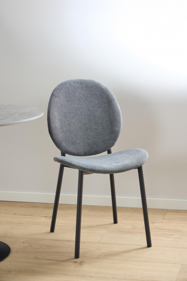 Chaise 'Cliff' - Gris