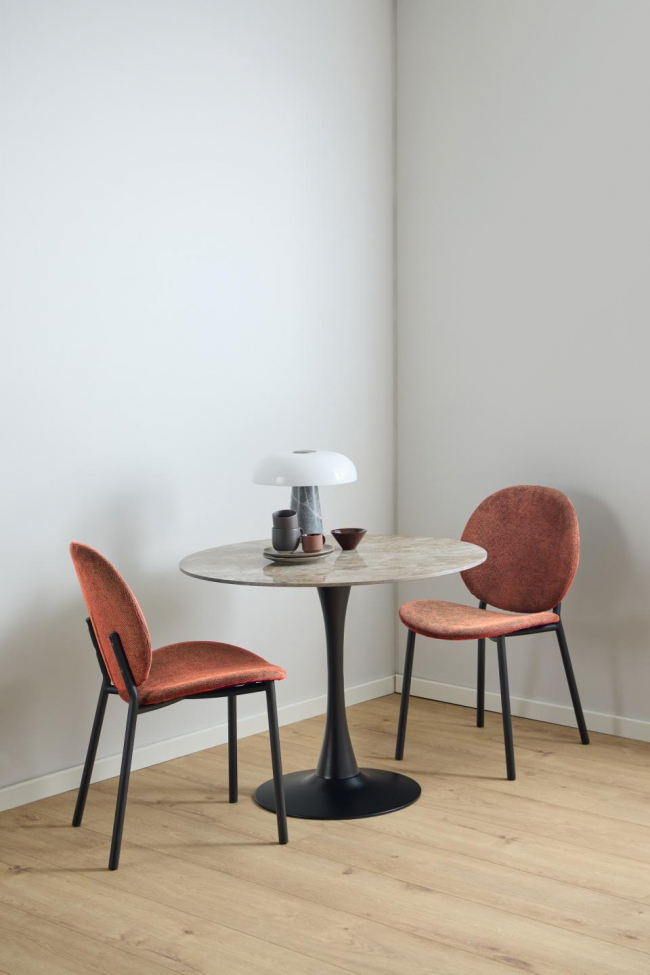 Chaise 'Cliff' - Terracotta