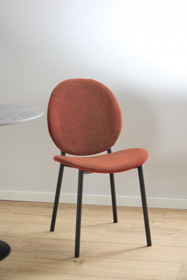 Chaise 'Cliff' - Terracotta