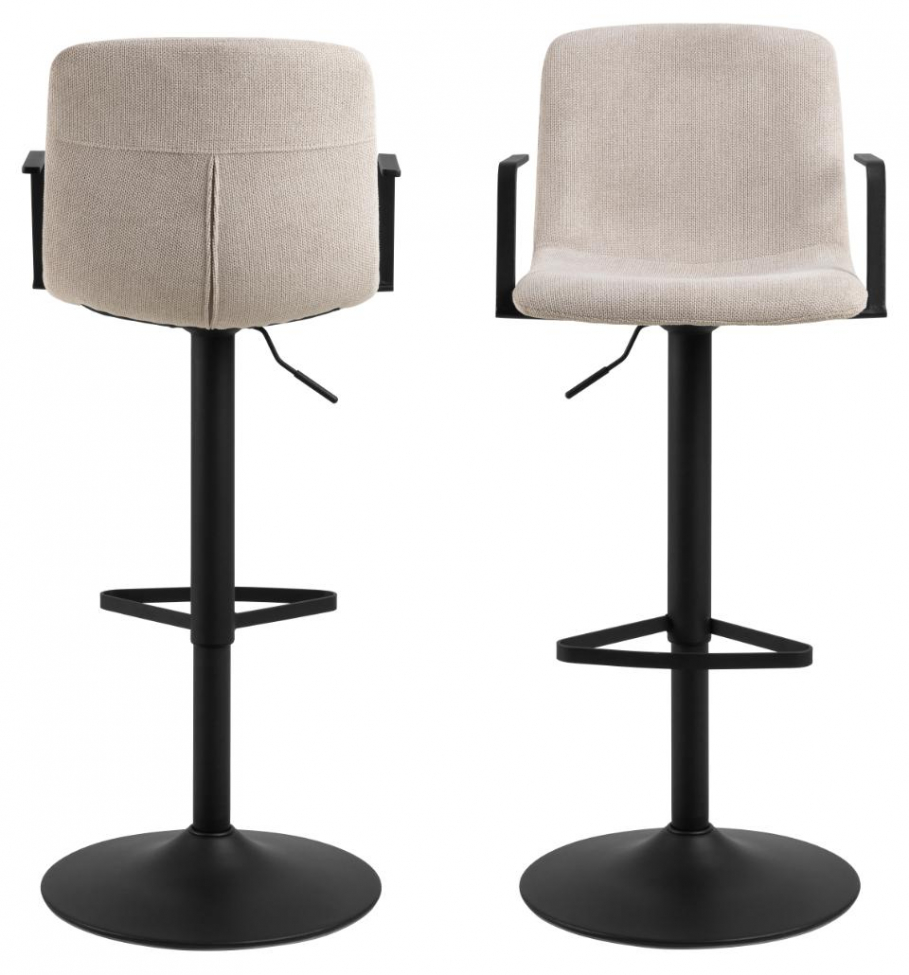 Tabouret 'Pablo' - Beige Clair