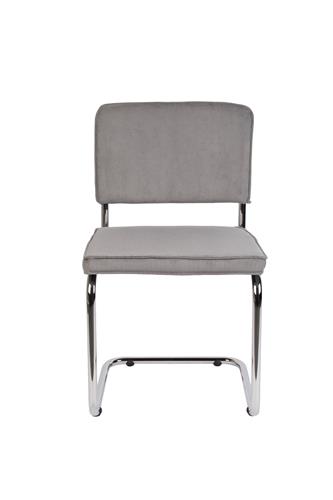 Chaise 'Ridge Rib' - Gris Clair