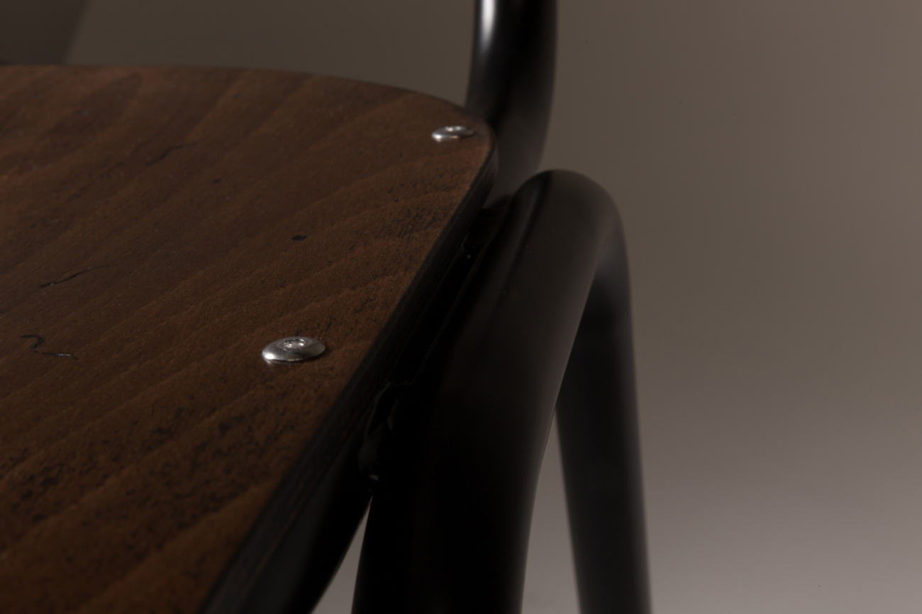 Chaise 'Scuola' - Brun