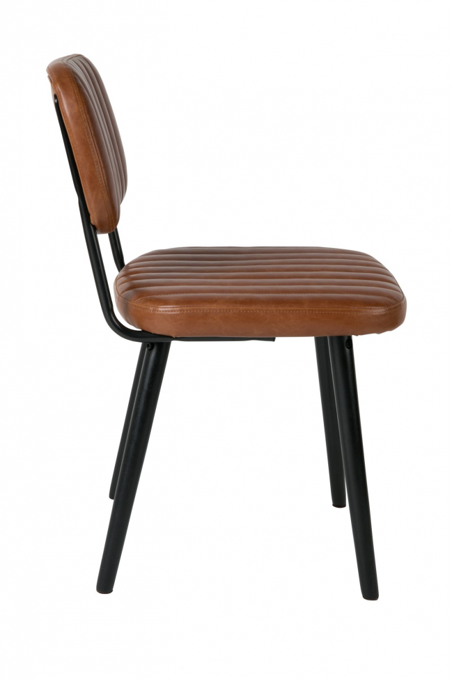 Chaise 'Jake' - Vintage/Brun