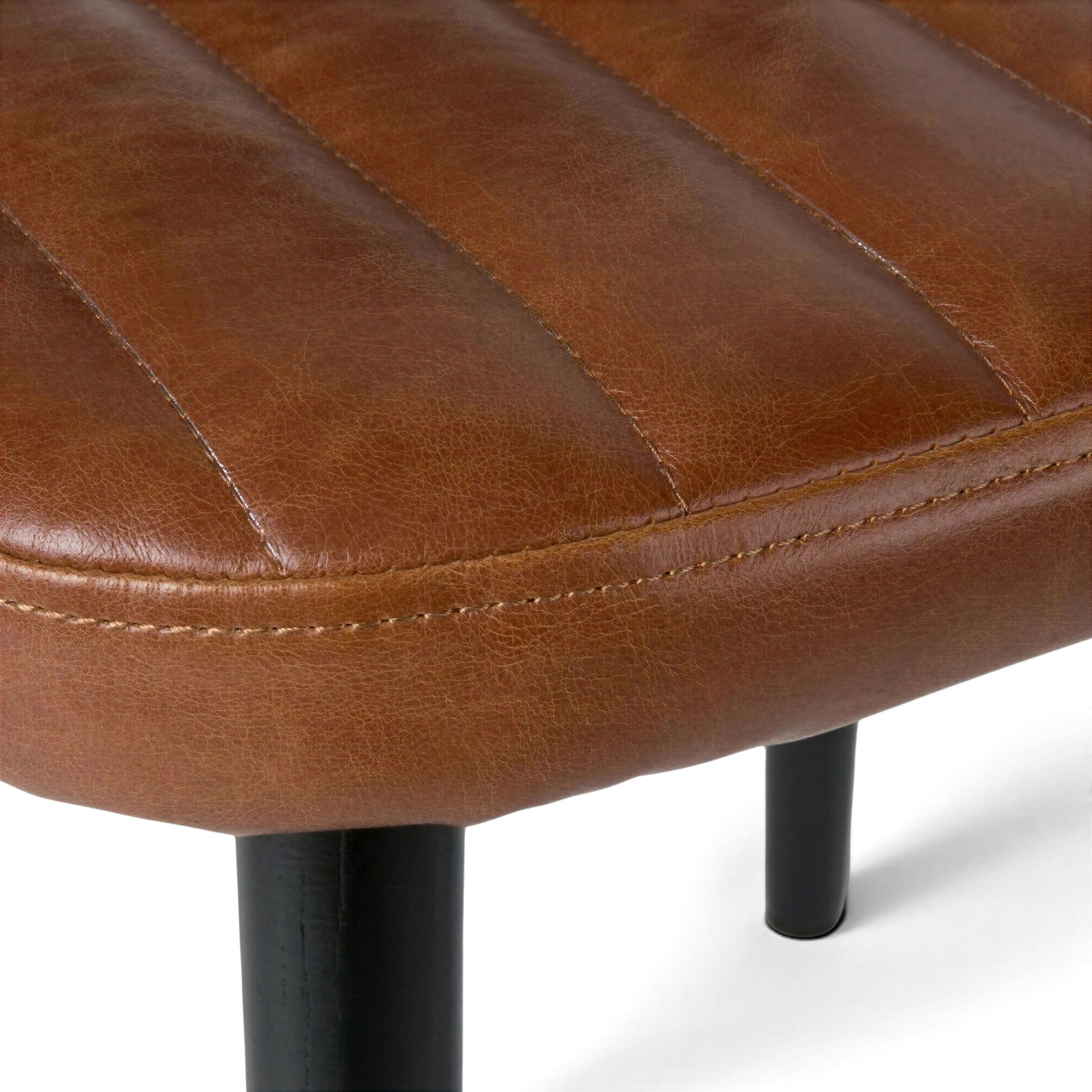 Chaise 'Jake' - Vintage/Brun