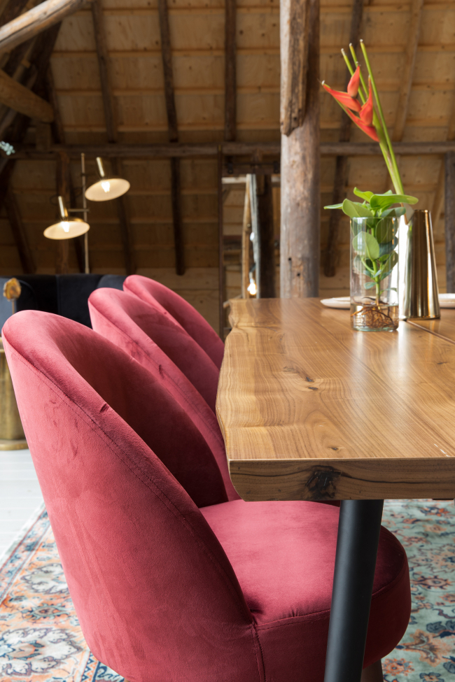 Chaise 'Barbara' - Rouge