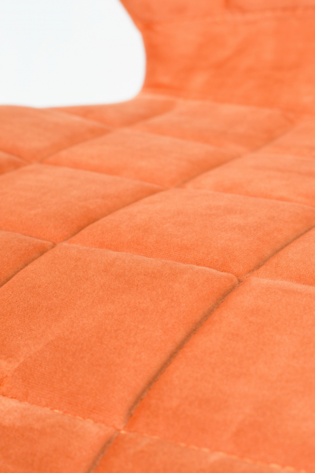 Chaise 'Omg' - Velours/Orange
