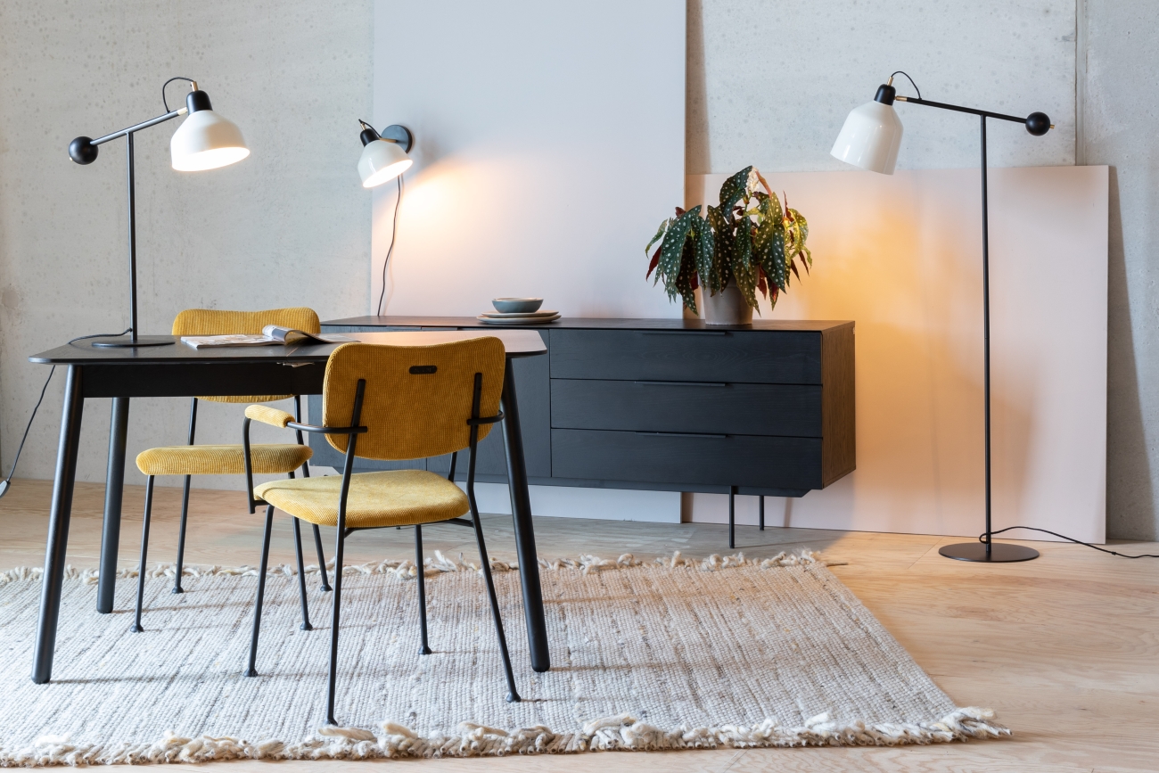 Chaise 'Benson' - Jaune