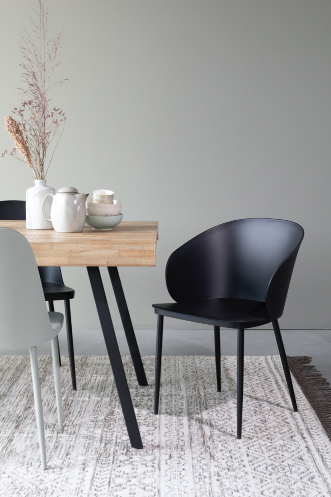 Chaise 'Gigi' - Noir