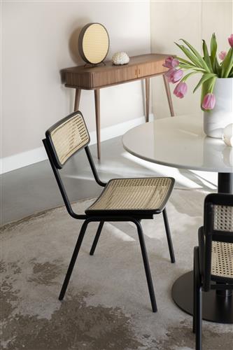 Chaise 'Jort' - Noir/Nature