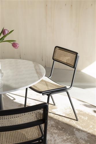 Chaise 'Jort' - Noir/Nature