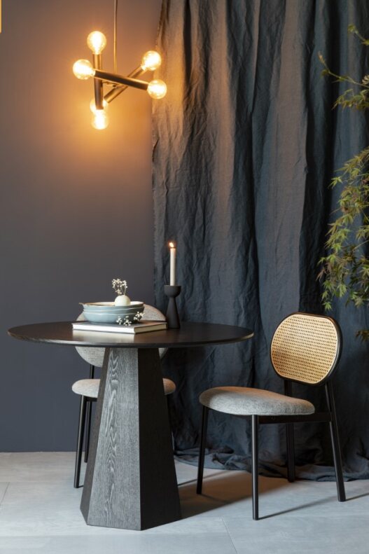 Chaise 'Spike' - Naturel/Gris