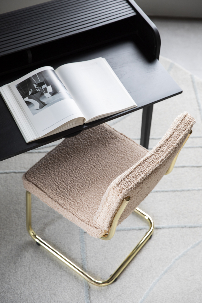 Chaise 'Teddy' M - Rose