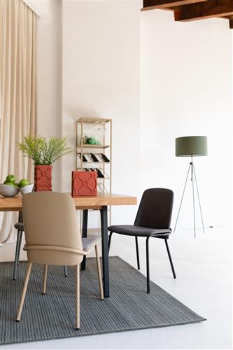 Chaise 'Clip' - Noir/Gris