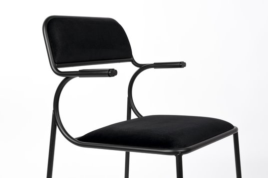 Chaise 'Alba' - Noir