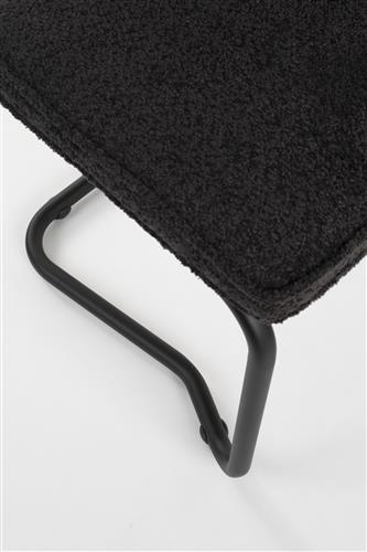 Chaise 'Ridge Kink Soft' - Noir