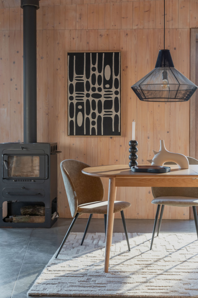 Chaise 'Cozy' - Jaune