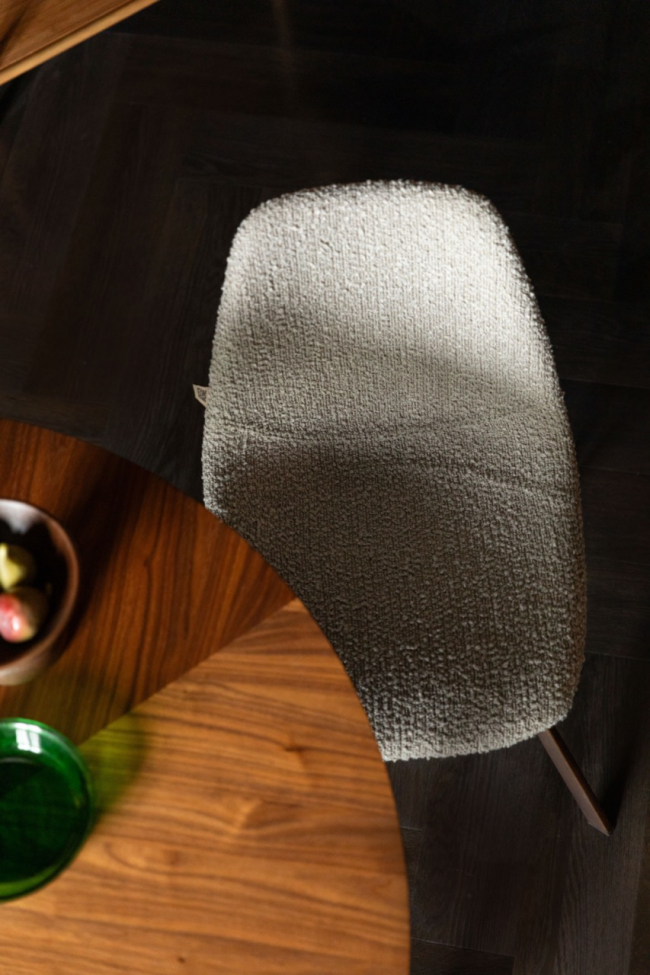 Chaise 'Franky Bouclé' - Beige