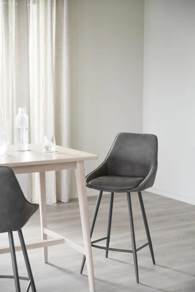 Tabouret 'Sierra' - Marron/noir