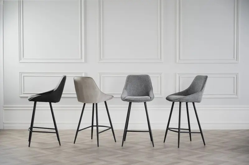 Tabouret 'Sierra' - Marron/noir