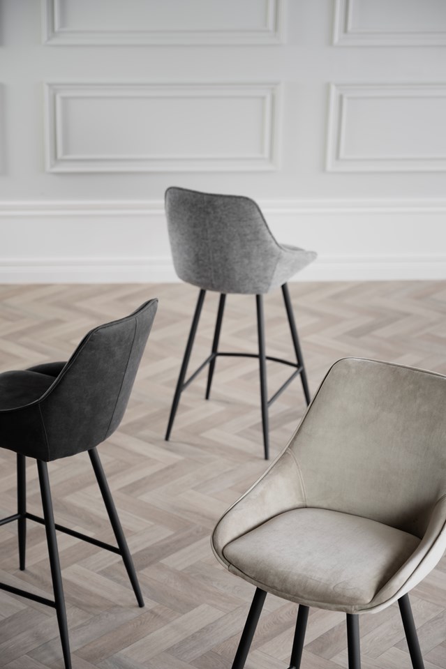 Tabouret 'Sierra' - Gris