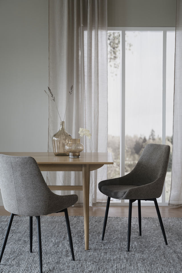 Chaise 'Sierra' - Gris/noir