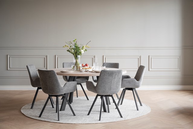 Fauteuil 'Norwell' - Gris