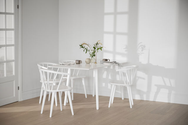 Table à manger 'Lotta' 120x80cm - Blanc