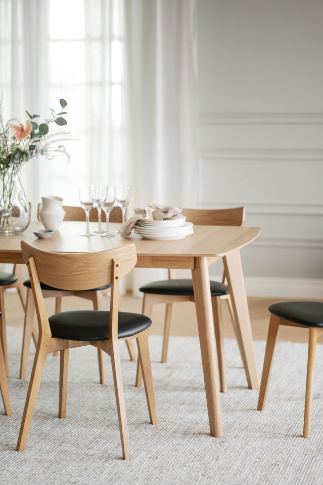 Chaise 'Ami' - Chêne/Noir