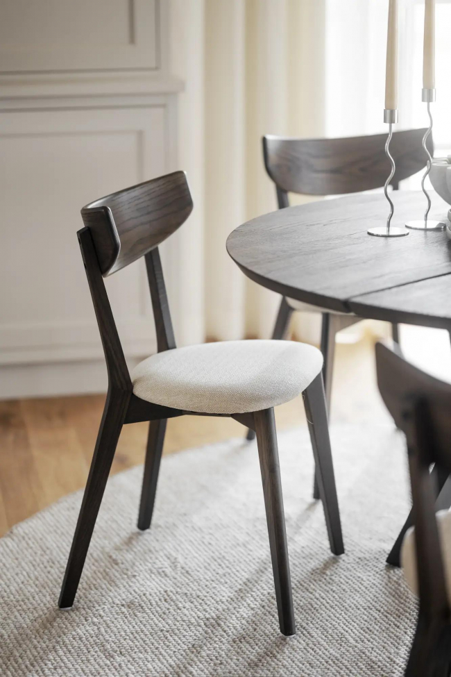 Chaise 'Ami' - Brun/Beige