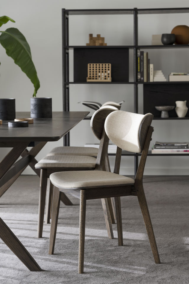 Chaise 'Kato' - Brun/Beige