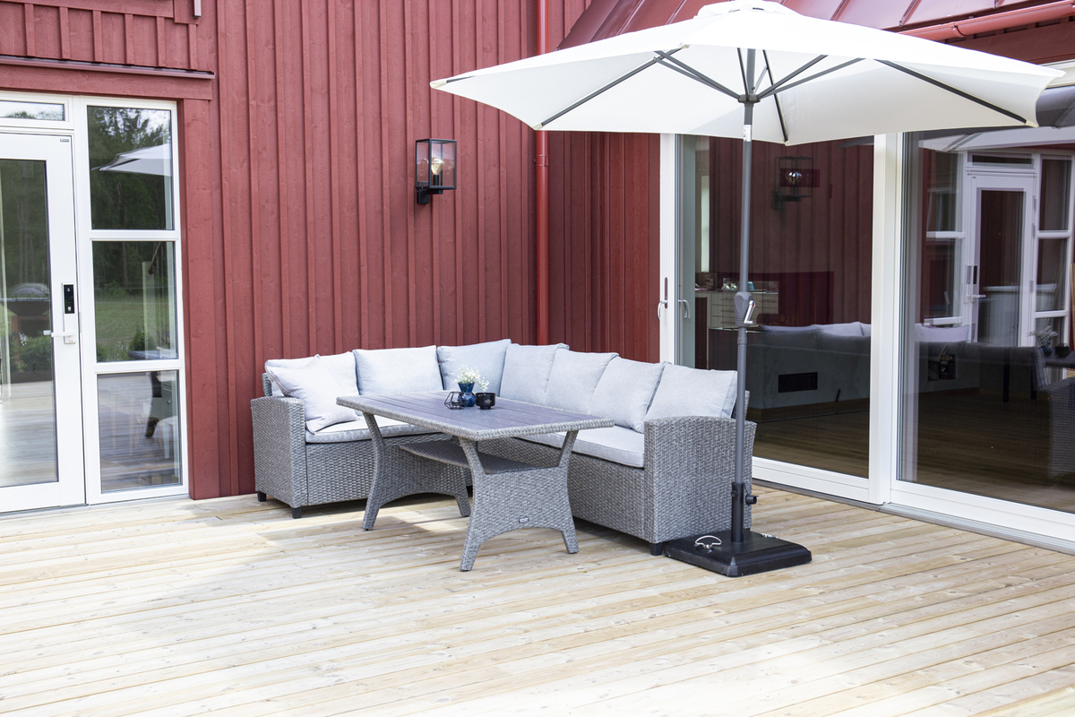 Parasol 'Fagersta' - Blanc