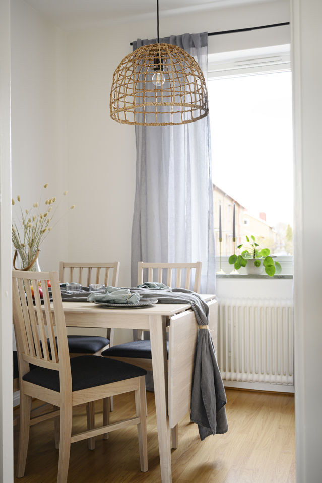 Chaise 'Filippa' - Chêne blanchi/Gris