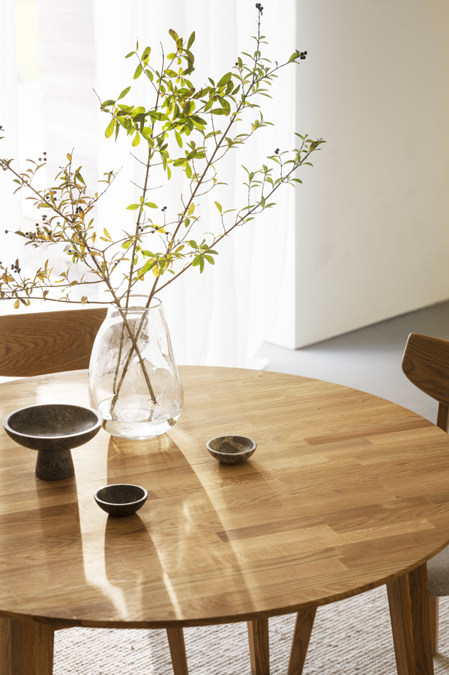 Table à manger 'Filippa' Ronde 120cm - Naturel