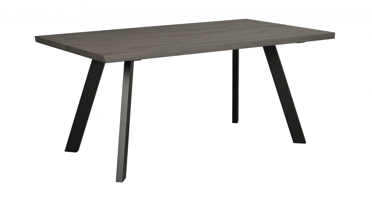 Table à manger 'Fred' 170x95cm - Brun/Noir