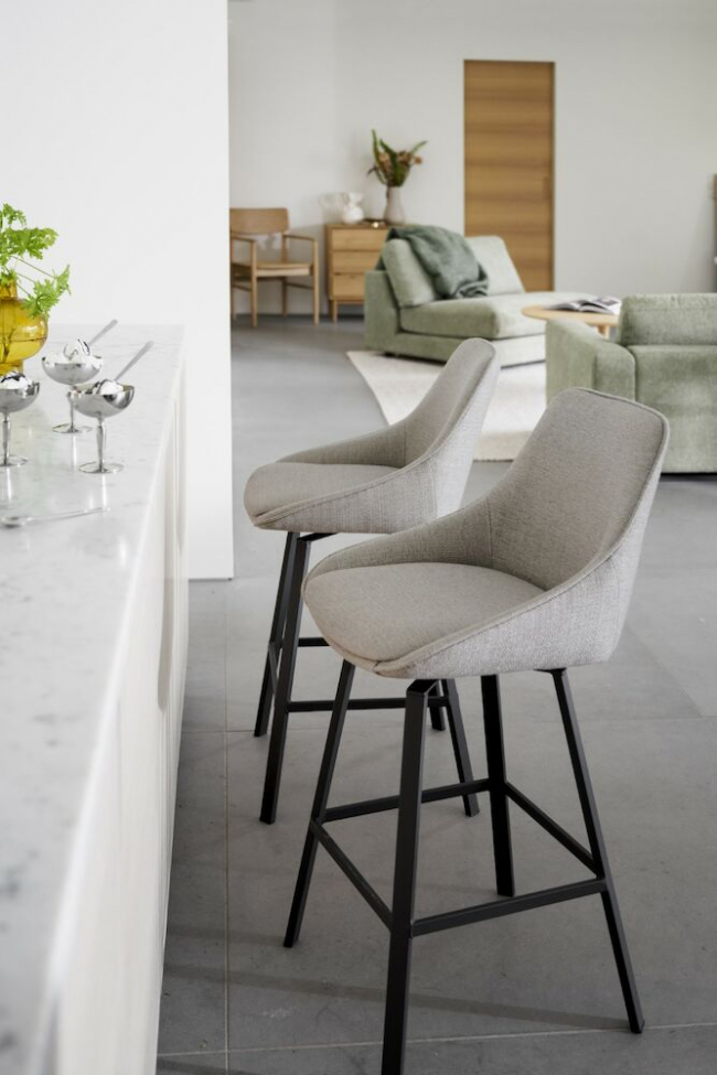 Tabouret 'Alison' - Beige