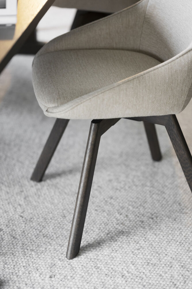 Chaise 'Alison' - Brun/Beige