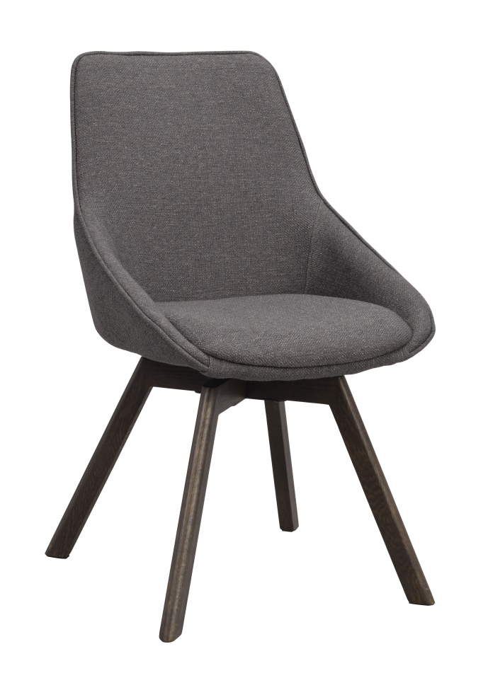 Chaise 'Alison' - Gris/brun