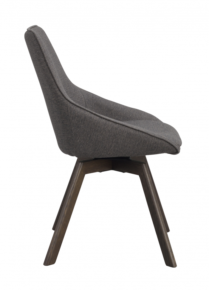 Chaise 'Alison' - Gris/brun