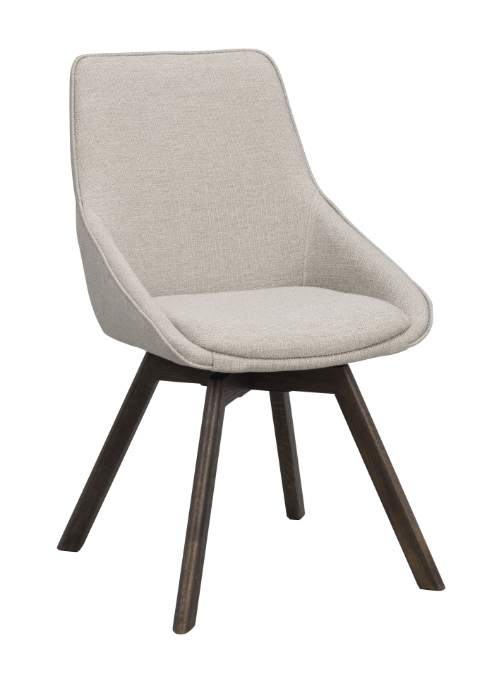 Chaise 'Alison' - Beige/brun